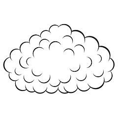 Image showing Cloud , vector illustration
