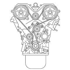 Image showing Internal combustion engine