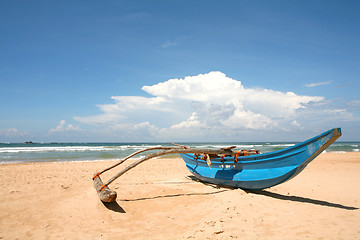 Image showing Outrigger at Bentota