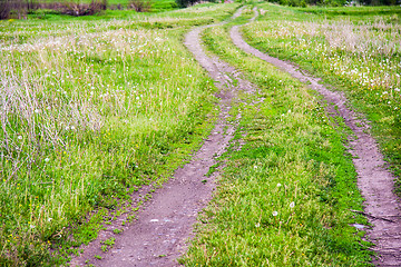 Image showing field road