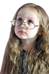 Image showing girl with glasses