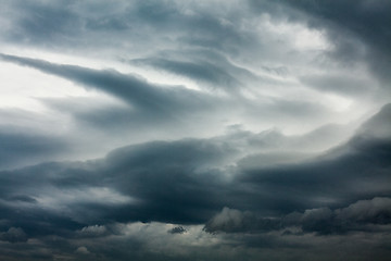 Image showing stormy sky