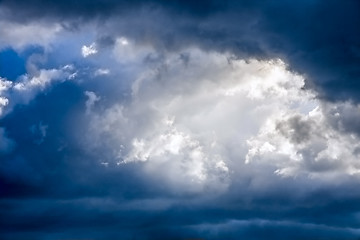 Image showing stormy sky