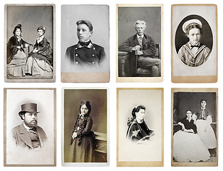 Image showing group of old photographs