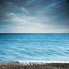 Image showing landscape with sea