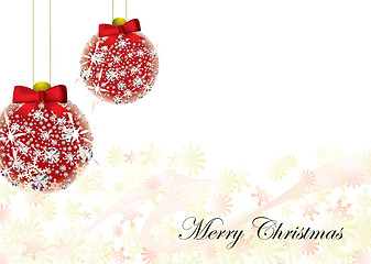 Image showing Christmas card background