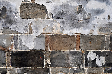 Image showing Old brick wall