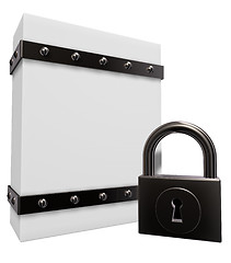 Image showing box and padlock