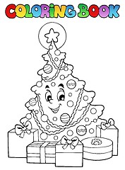 Image showing Coloring book Christmas thematics 2