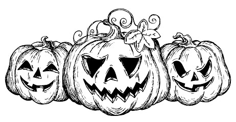 Image showing Halloween theme drawing 2
