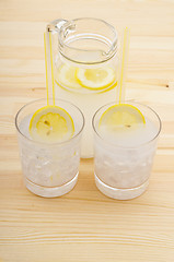 Image showing fresh lemonade drink