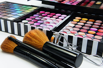 Image showing Professional makeup