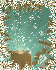 Image showing Christmas retro 