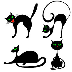 Image showing halloween cats