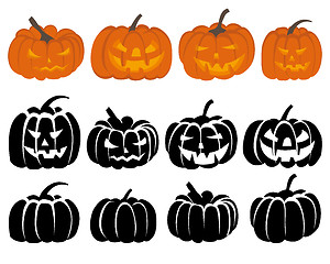 Image showing pumpkin set