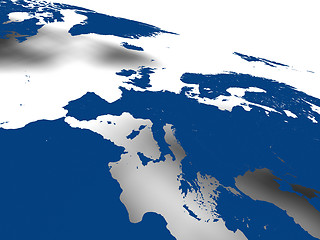Image showing European continent