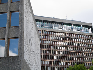 Image showing Damaged government building in Oslo