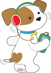 Image showing Cute Puppy Headphones