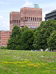 Image showing The City Hall of Oslo, Norway