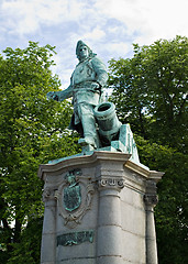 Image showing Statue of Peter Wessel Tordenskjold