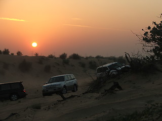 Image showing Desert safari in Dubai