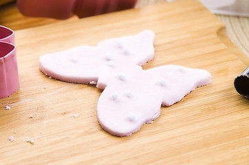 Image showing Homemade frosting decoration