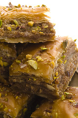 Image showing Baklava - traditional middle east sweet desert