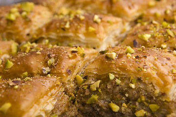 Image showing Baklava - traditional middle east sweet desert