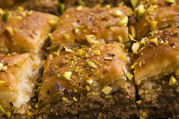 Image showing Baklava - traditional middle east sweet desert