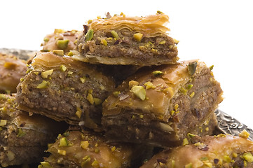 Image showing Baklava - traditional middle east sweet desert