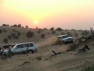 Image showing Desertdriving in Dubai