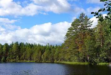 Image showing Landscape with lake