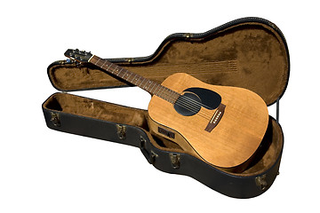 Image showing Guitar and Case