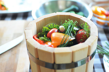 Image showing preserving tomatoes