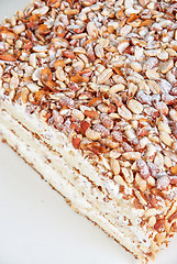 Image showing tasty nuts cake