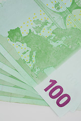 Image showing euro banknotes