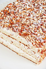 Image showing tasty nuts cake