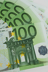 Image showing euro banknotes