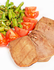 Image showing grilled beef tongue