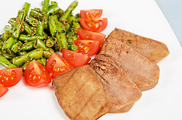 Image showing grilled beef tongue