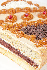 Image showing tasty nuts cake