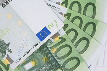 Image showing euro banknotes