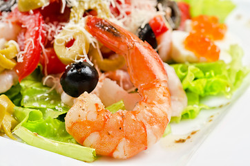 Image showing tasty seafood salad