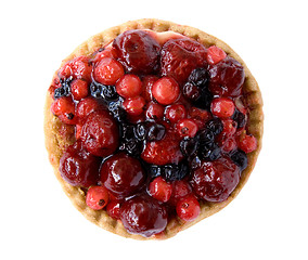 Image showing red fruits pie