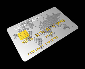 Image showing silver credit card