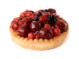 Image showing red fruits pie