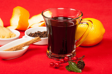 Image showing Hot wine