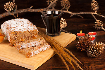 Image showing German Christstollen