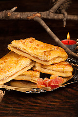 Image showing Christmas puff pastry