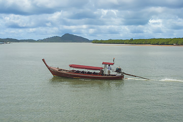 Image showing Boat at Andaman Sea